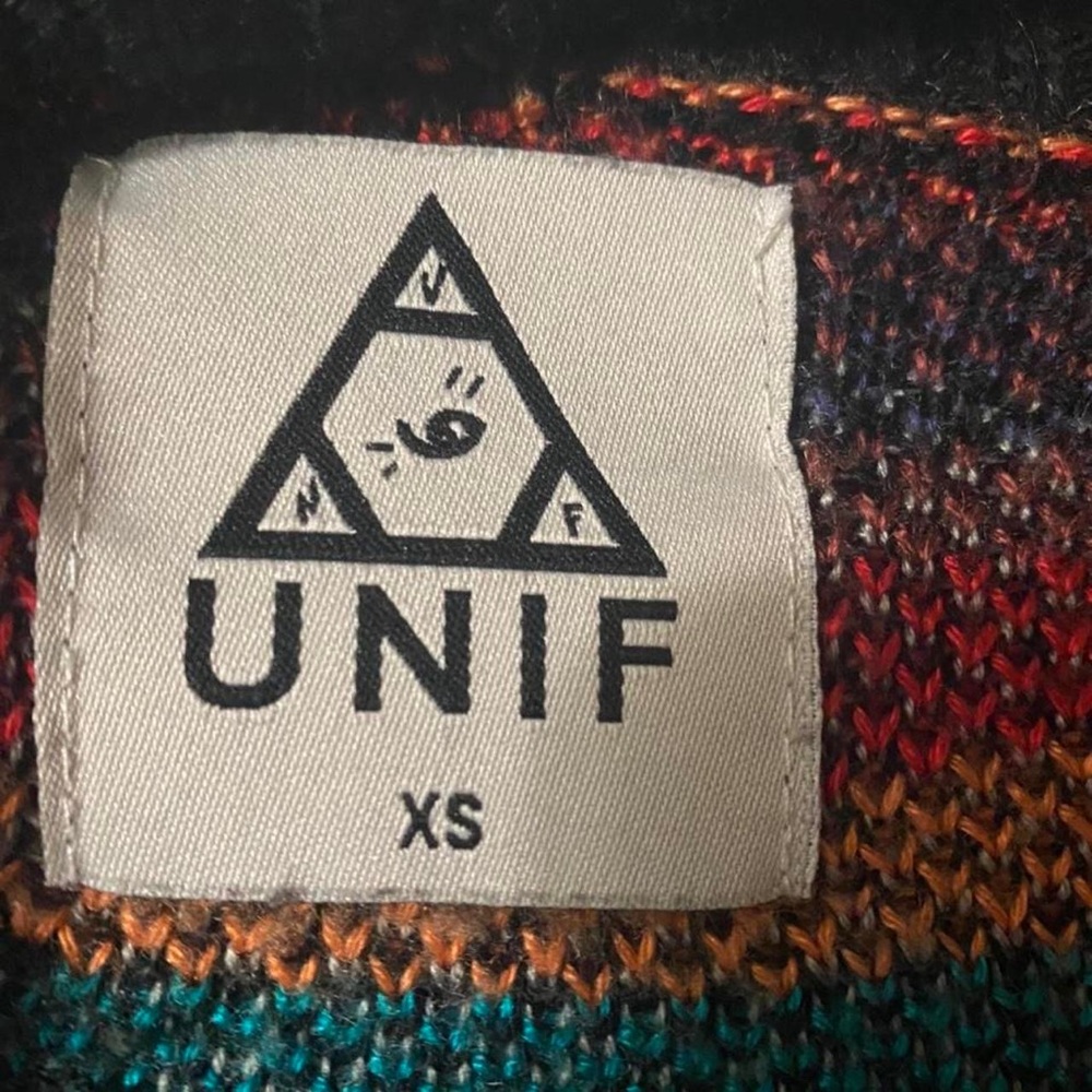 Rare UNIF Tribal Long Sleeve Cardigan Sweater. Size Xsmall. - Picture 4 of 4